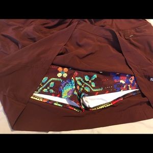 Workout skirt with shorts.